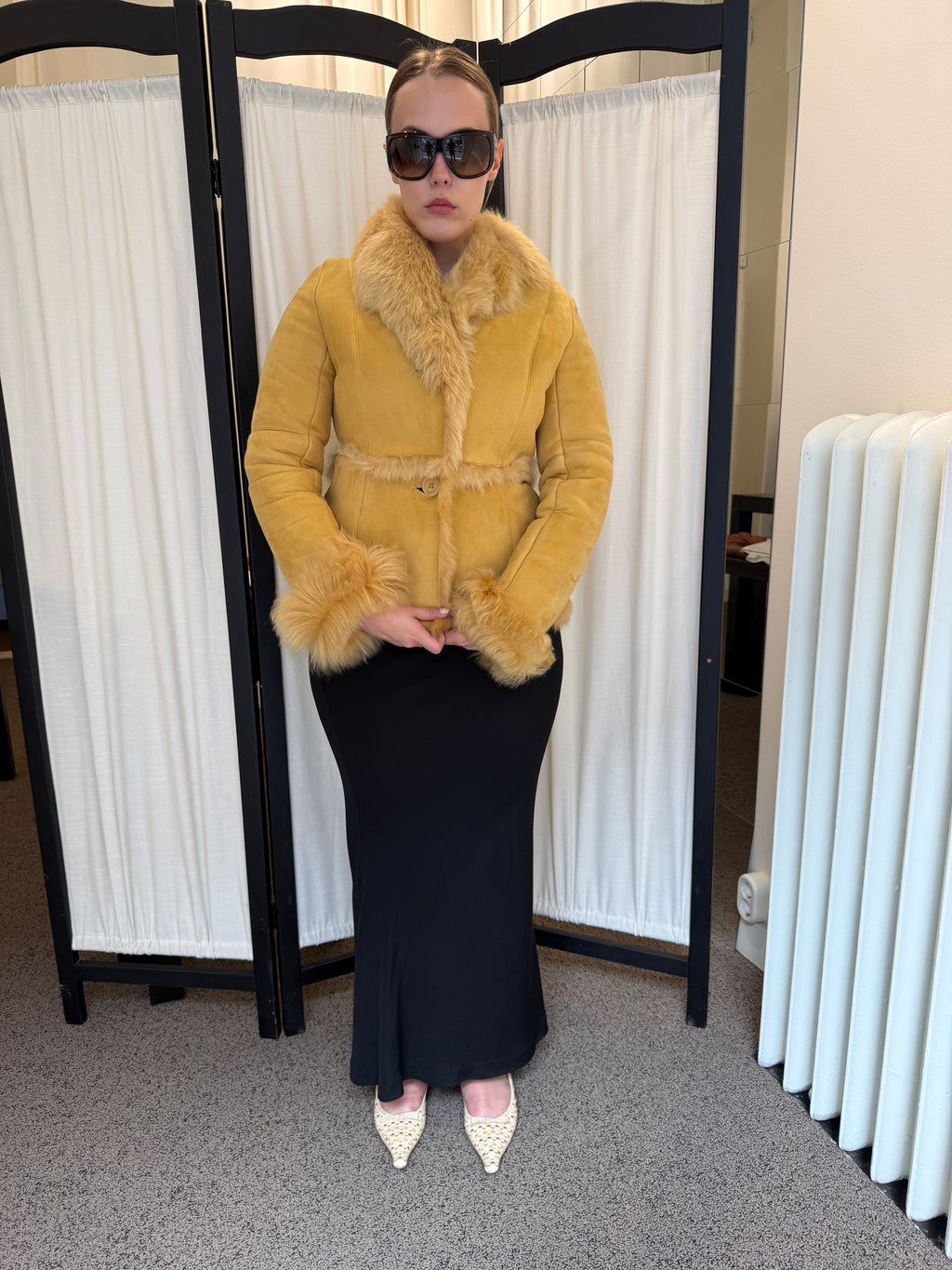 Vintage shearling jacket.