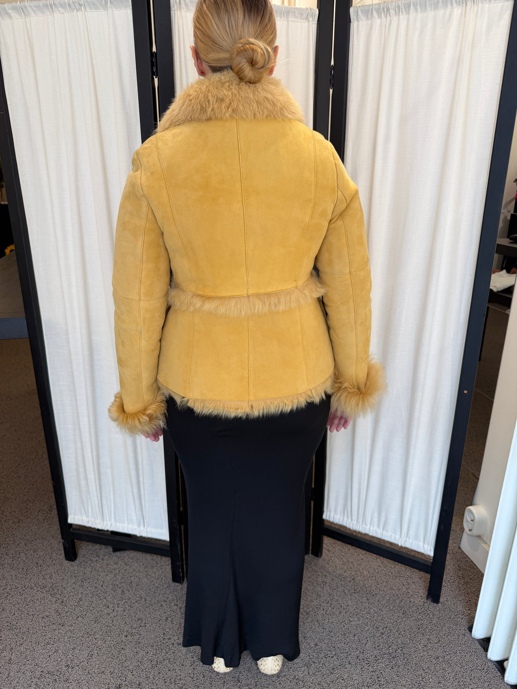 Vintage shearling jacket.