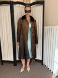 Vintage ponyhair leather coat